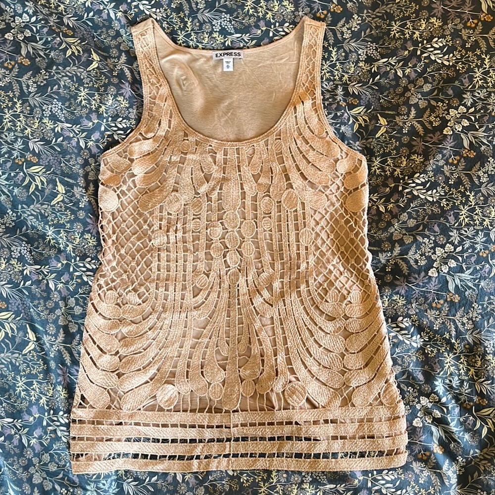 Express champagne art deco tank